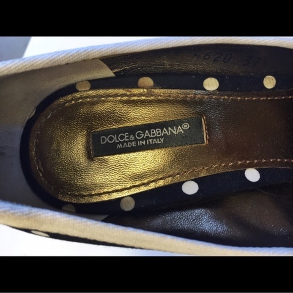 Dolce & Gabbana Black Pep Toe. Polka Dots - Picture 4 of 5